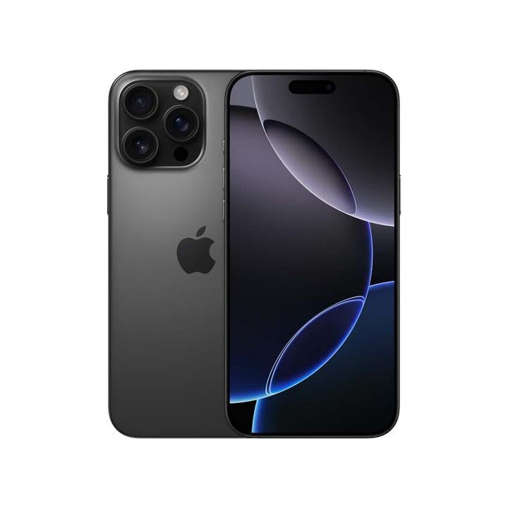 Apple iPhone 16 Pro, US Version, 128GB, Black Titanium - Unlocked