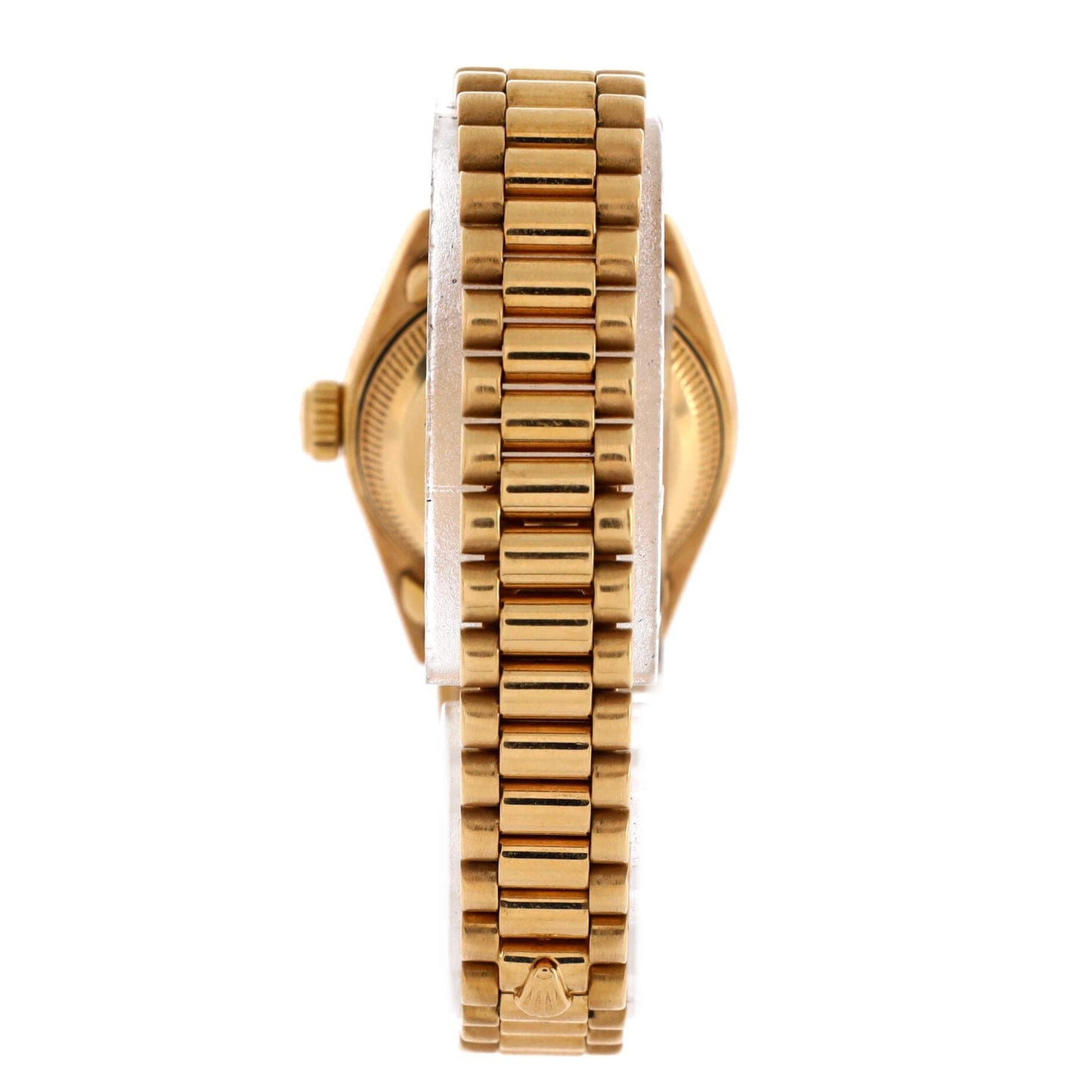 Rolex, Pre-Loved Oyster Perpetual President Datejust Automatic Watch Yellow Gold with Diamond Markers 26, Yellow Gold