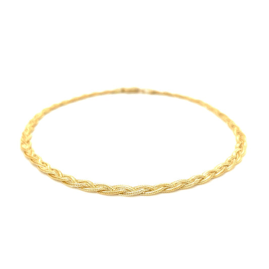 14k Gold Foxtail Anklet