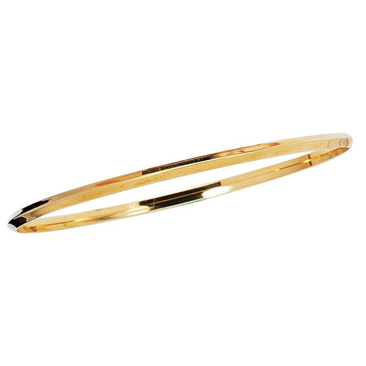 14K Yellow Gold Knife Edge Bangle
