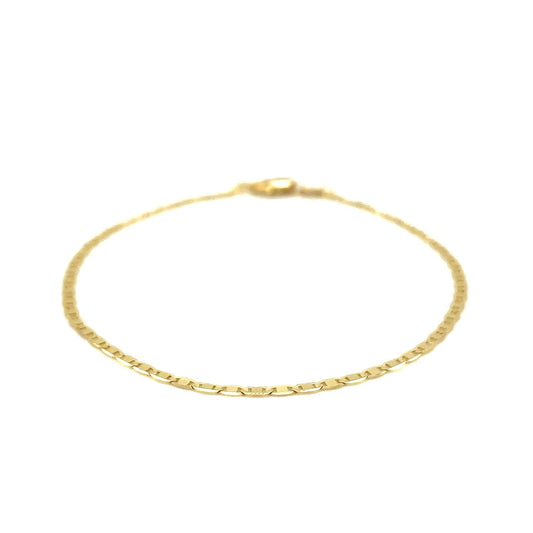 10k Gold Mariner Anklet 1.7mm