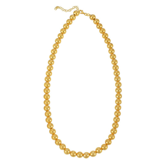 14k Yellow Gold Bead Chain (8mm)