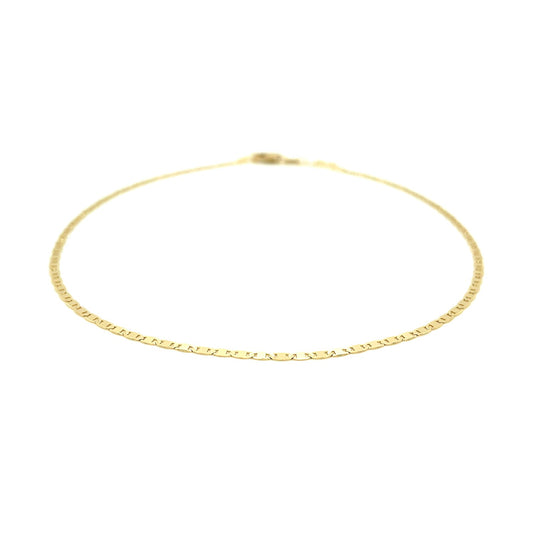 14k Gold Mariner Anklet 1.7mm