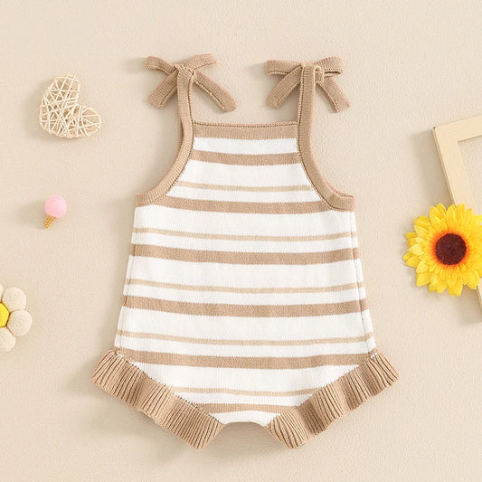 1Pc Striped Romper 3-18M