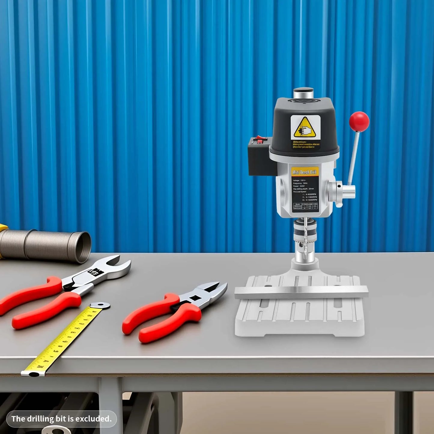 Mini 340W Powerful Bench Drill Press