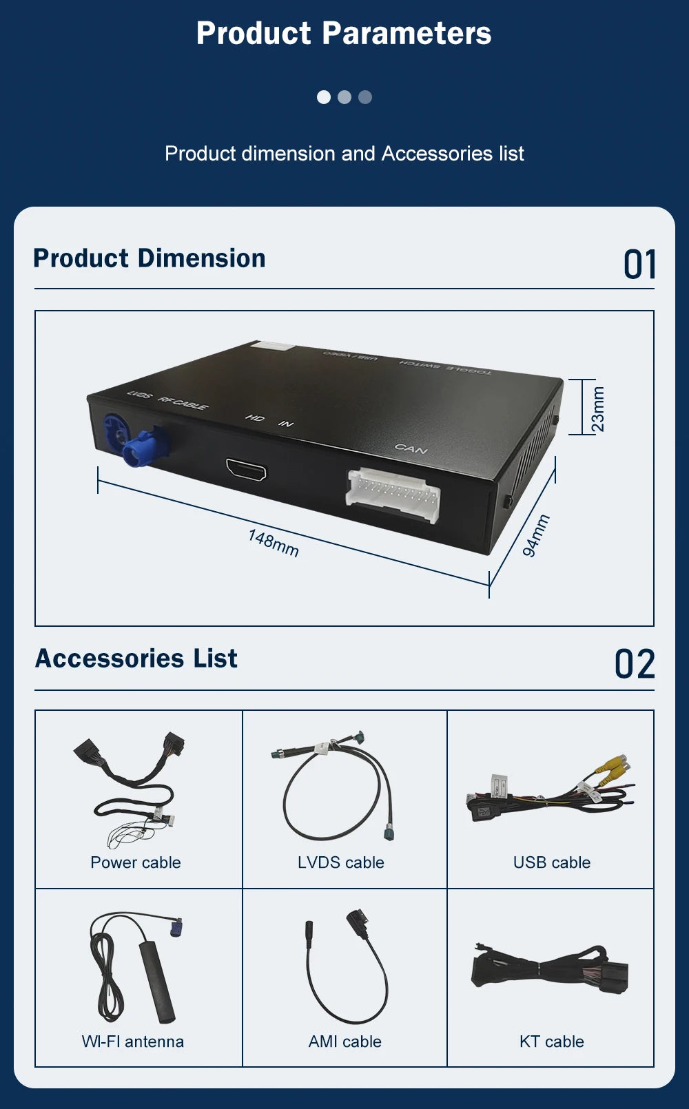 Wireless CarPlay Android Auto Interface for Audi A8 2012-2018,
