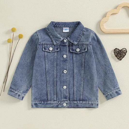 Big Sister Stitched Jean Jacket 18M-5T