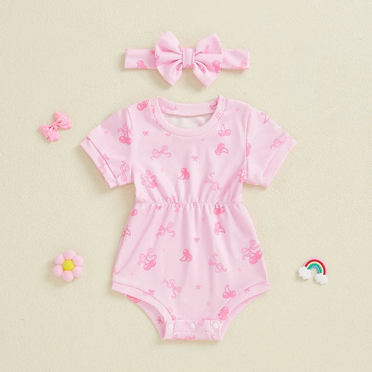 1Pc Fruit/Flower Onesie 3m-18m