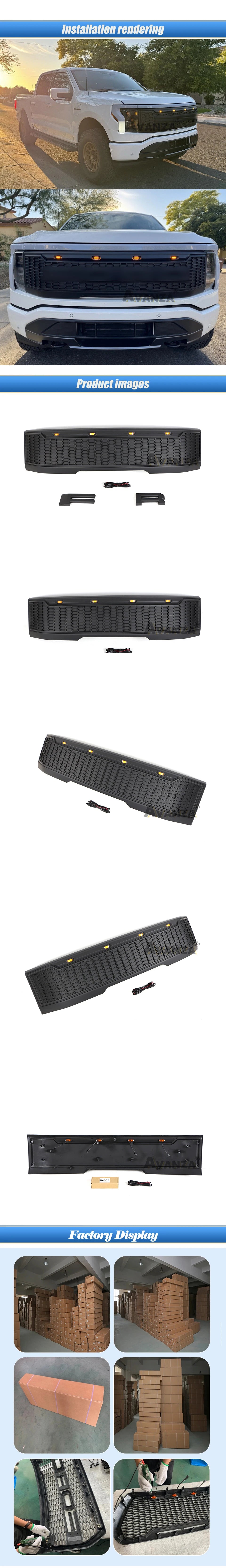 F-150 Front Grill With Led Lights