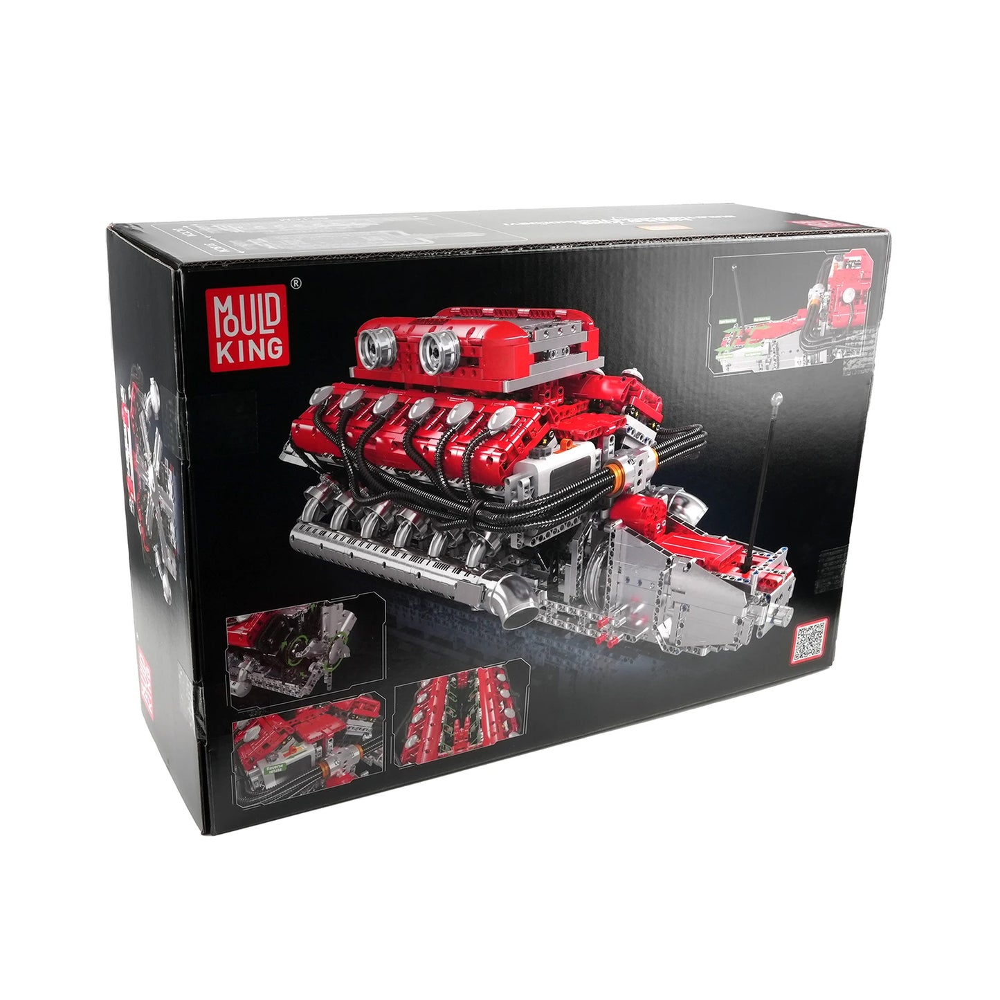 Mould King 10169 V12 Engine Building Blocks Assembly