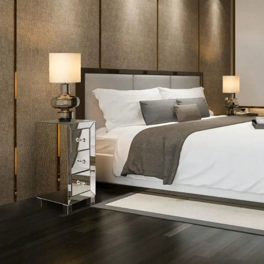 Mirrored Nightstand
