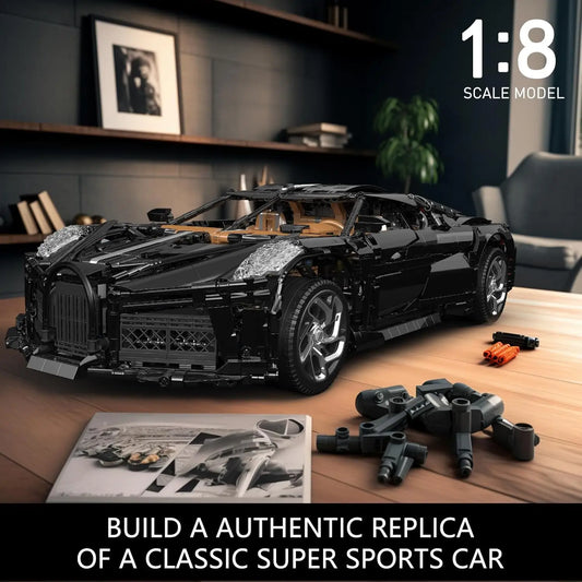 MOULD KING 13163 Bugatti Building Block Assembly