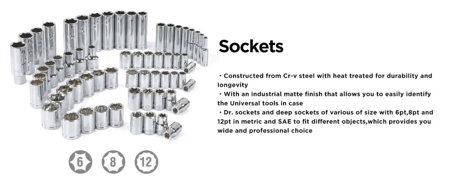 450pcs Socket Set Tool kit