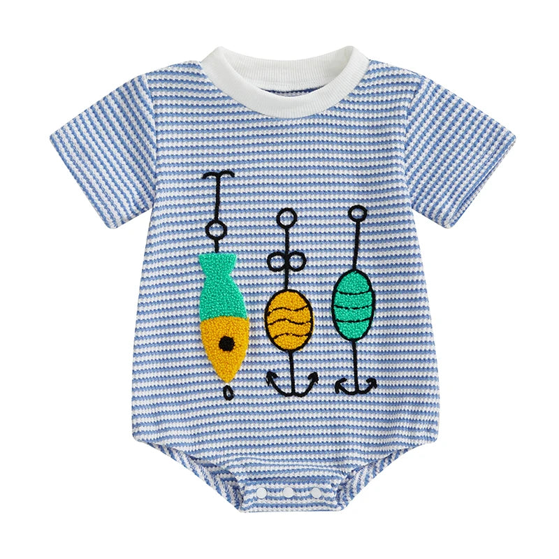 1Pc Fish Onesie 3-18m