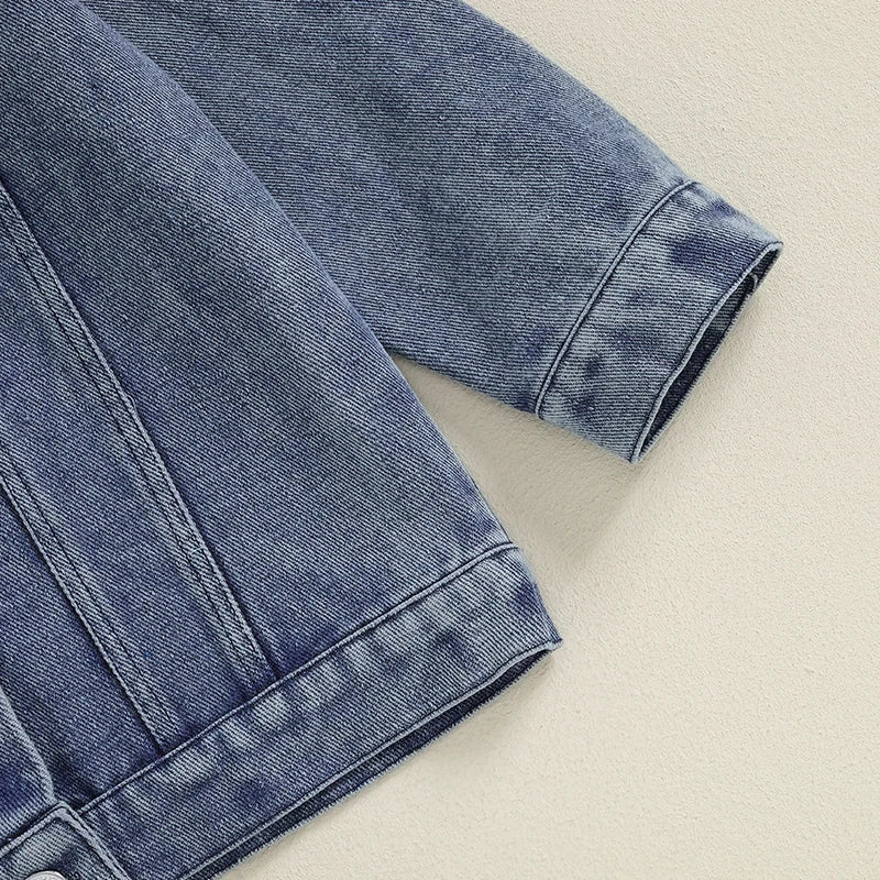 Big Sister Stitched Jean Jacket 18M-5T