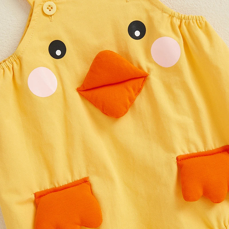 1Pc Duck Overalls 9M-4T