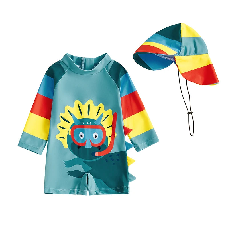 1Pc Funny Dino Onesie 0-2T