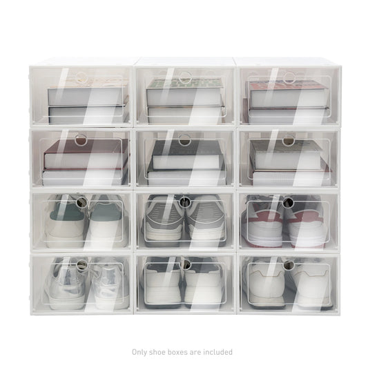 20 Transparent Shoe Boxes