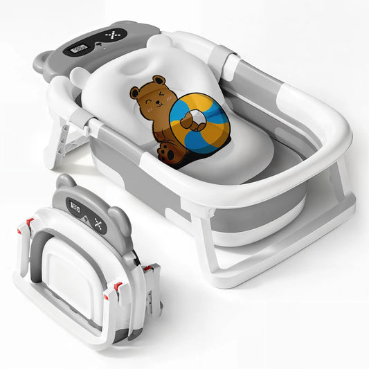 Cushioned Bathing Tub W/ Temp Sensor