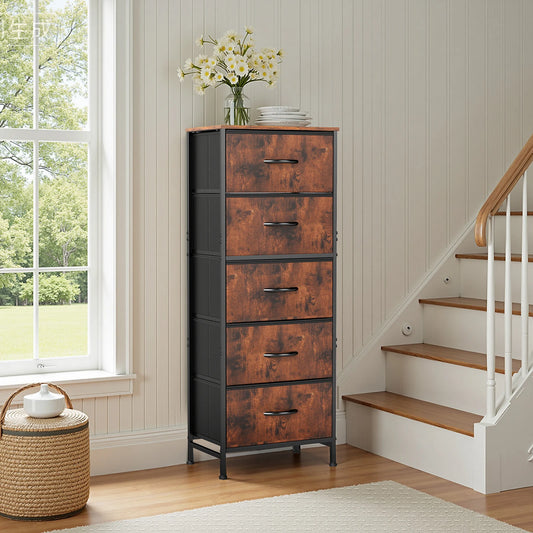 Tall Lightweight Fabric Dresser