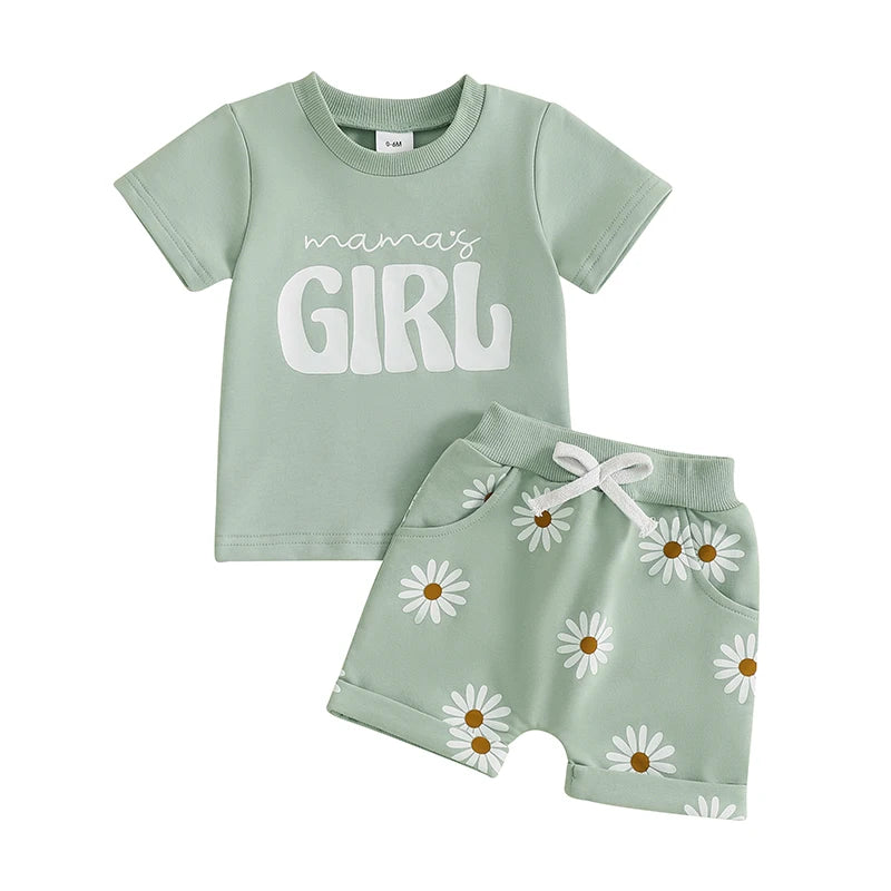 2Pc Mamas Flower Girl 6m-3T