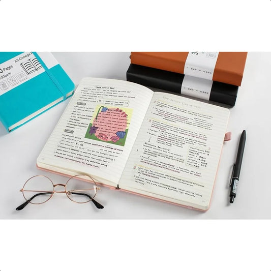 College Ruled Notebook with 366 Numbered Pages