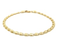 14k Gold Heart Anklet 3.3mm