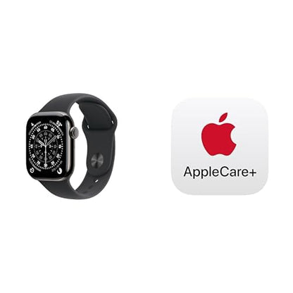 Apple Watch Series 11 [GPS + Cellular 46mm] Smartwatch with Jet Black Aluminum Case with Black Sport Band - M/L. Sleep Score, Fitness Tracker, Health Monitoring, Always-On Display, Water Resistant
