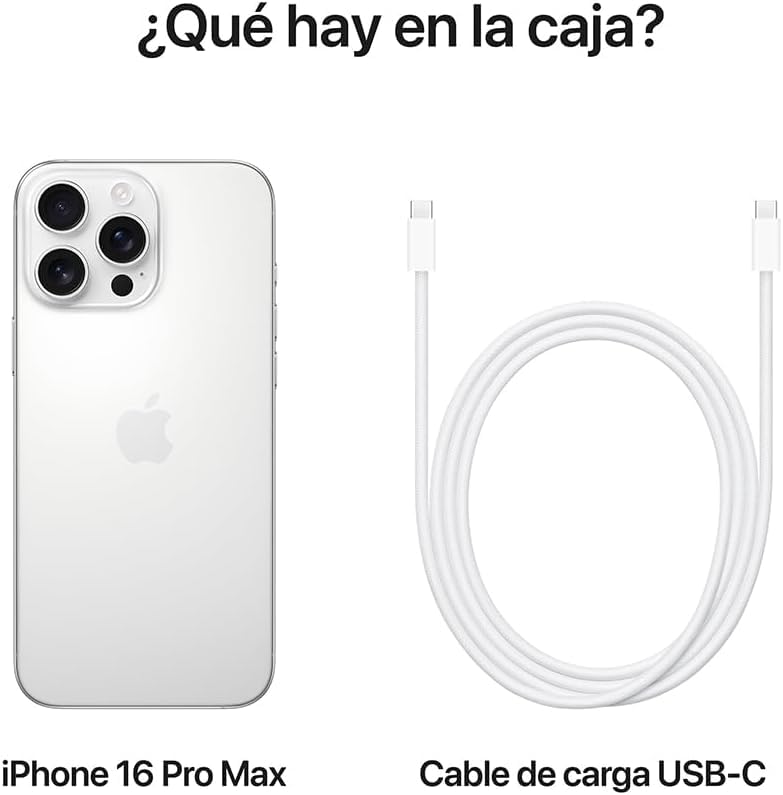 Apple iPhone 16 Pro Max, US Version, 256GB, Natural Titanium - Unlocked (Renewed)