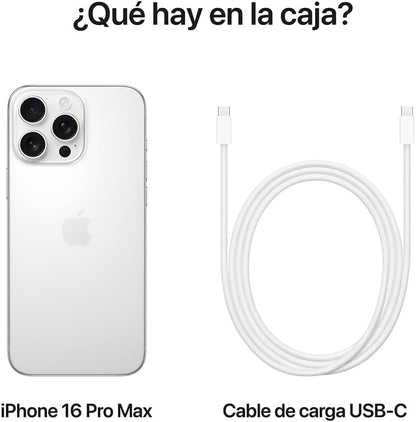 Apple iPhone 16 Pro Max, US Version, 256GB, Natural Titanium - Unlocked (Renewed)