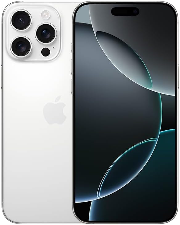 Apple iPhone 16 Pro Max, US Version, 256GB, Natural Titanium - Unlocked (Renewed)