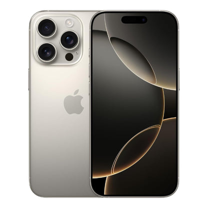 Apple iPhone 16 Pro Max, US Version, 256GB, Natural Titanium - Unlocked (Renewed)
