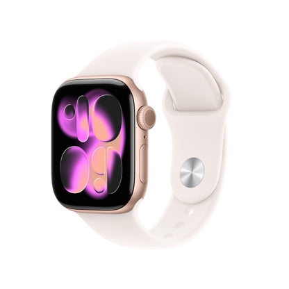 Apple Watch Series 11 [GPS + Cellular 46mm] Smartwatch with Jet Black Aluminum Case with Black Sport Band - M/L. Sleep Score, Fitness Tracker, Health Monitoring, Always-On Display, Water Resistant