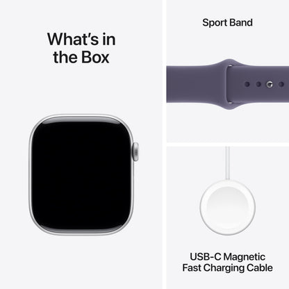 Apple Watch Series 11 [GPS + Cellular 46mm] Smartwatch with Jet Black Aluminum Case with Black Sport Band - M/L. Sleep Score, Fitness Tracker, Health Monitoring, Always-On Display, Water Resistant