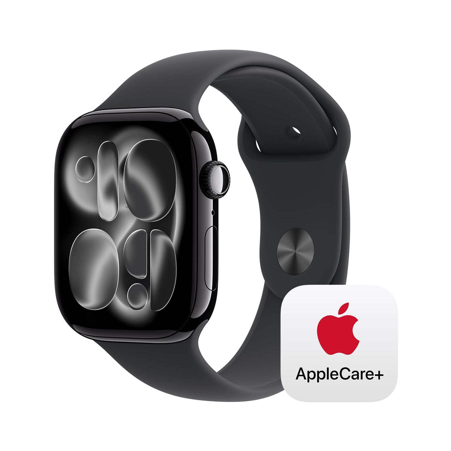 Apple Watch Series 11 [GPS + Cellular 46mm] Smartwatch with Jet Black Aluminum Case with Black Sport Band - M/L. Sleep Score, Fitness Tracker, Health Monitoring, Always-On Display, Water Resistant