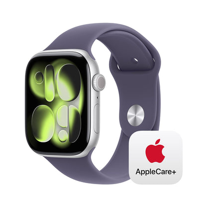 Apple Watch Series 11 [GPS + Cellular 46mm] Smartwatch with Jet Black Aluminum Case with Black Sport Band - M/L. Sleep Score, Fitness Tracker, Health Monitoring, Always-On Display, Water Resistant