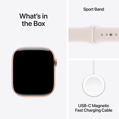 Apple Watch Series 11 [GPS + Cellular 46mm] Smartwatch with Jet Black Aluminum Case with Black Sport Band - M/L. Sleep Score, Fitness Tracker, Health Monitoring, Always-On Display, Water Resistant