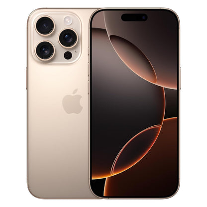 Apple iPhone 16 Pro Max, US Version, 256GB, Natural Titanium - Unlocked (Renewed)