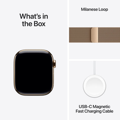 Apple Watch Series 11 [GPS + Cellular 46mm] Smartwatch with Jet Black Aluminum Case with Black Sport Band - M/L. Sleep Score, Fitness Tracker, Health Monitoring, Always-On Display, Water Resistant