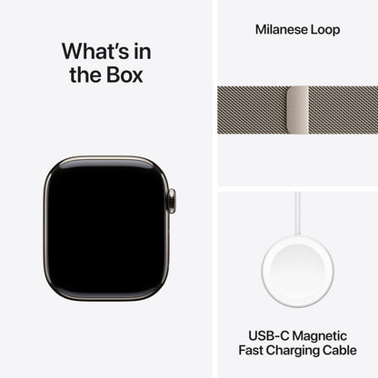 Apple Watch Series 11 [GPS + Cellular 46mm] Smartwatch with Jet Black Aluminum Case with Black Sport Band - M/L. Sleep Score, Fitness Tracker, Health Monitoring, Always-On Display, Water Resistant