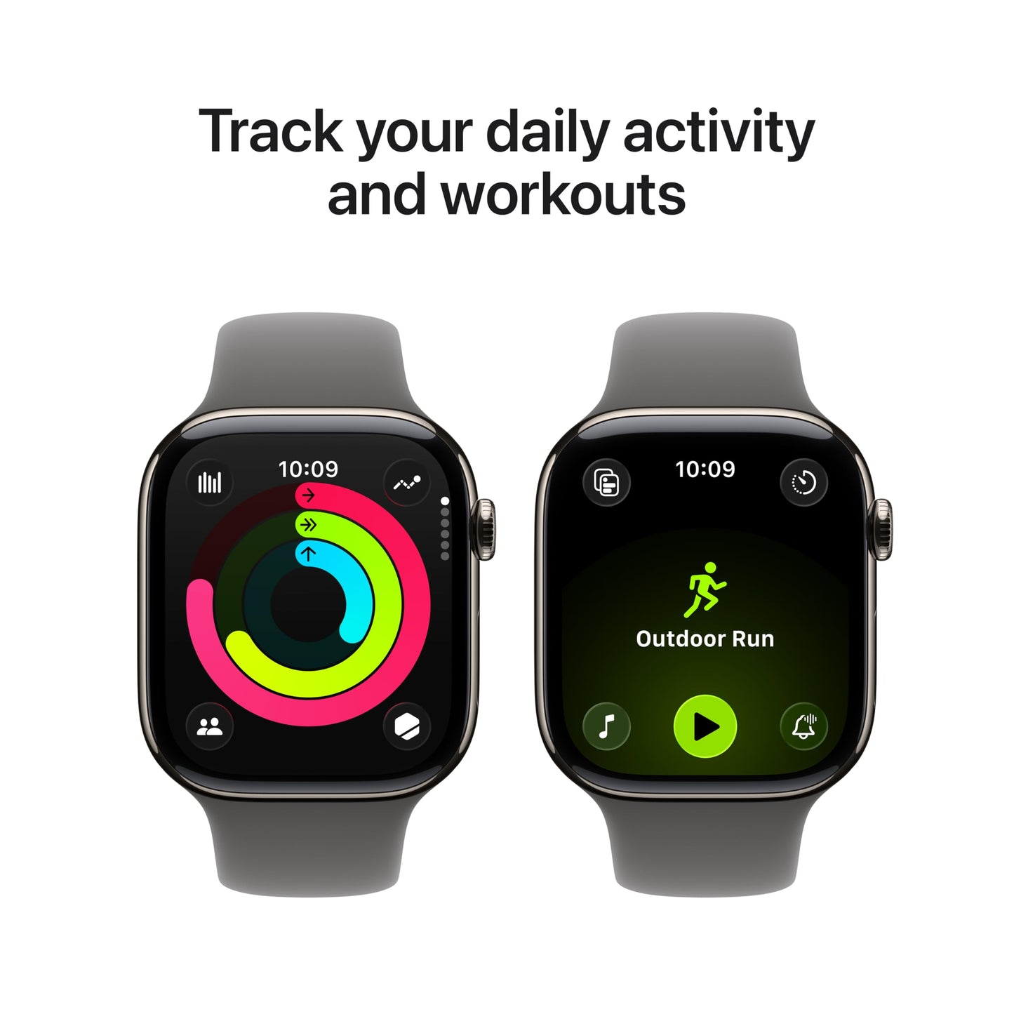 Apple Watch Series 11 [GPS + Cellular 46mm] Smartwatch with Jet Black Aluminum Case with Black Sport Band - M/L. Sleep Score, Fitness Tracker, Health Monitoring, Always-On Display, Water Resistant
