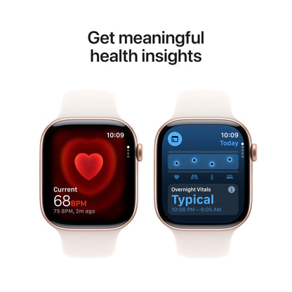 Apple Watch Series 11 [GPS + Cellular 46mm] Smartwatch with Jet Black Aluminum Case with Black Sport Band - M/L. Sleep Score, Fitness Tracker, Health Monitoring, Always-On Display, Water Resistant