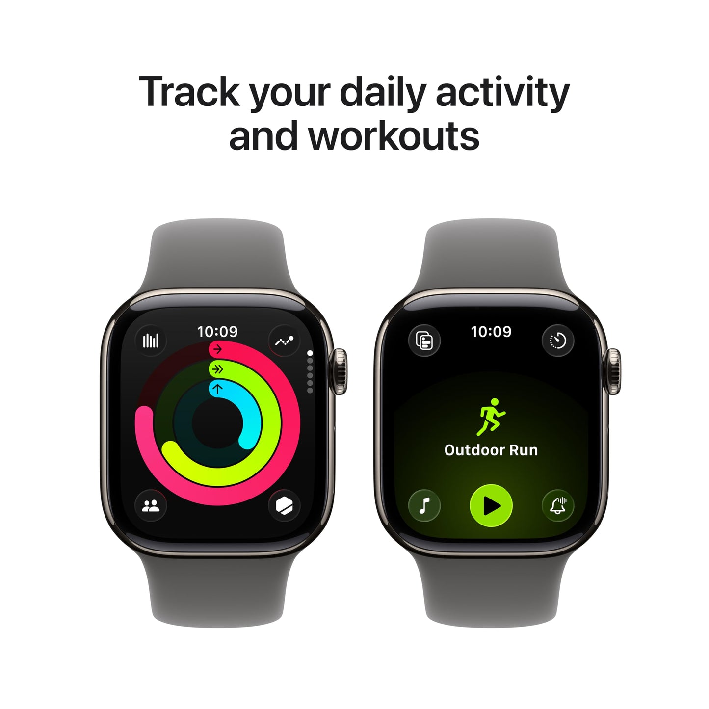 Apple Watch Series 11 [GPS + Cellular 46mm] Smartwatch with Jet Black Aluminum Case with Black Sport Band - M/L. Sleep Score, Fitness Tracker, Health Monitoring, Always-On Display, Water Resistant