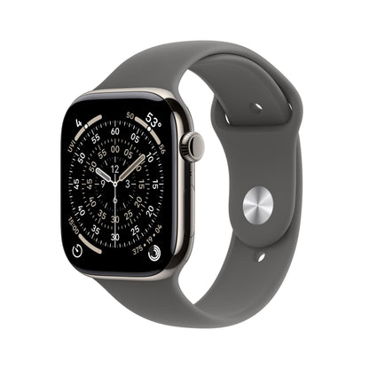 Apple Watch Series 11 [GPS + Cellular 46mm] Smartwatch with Jet Black Aluminum Case with Black Sport Band - M/L. Sleep Score, Fitness Tracker, Health Monitoring, Always-On Display, Water Resistant