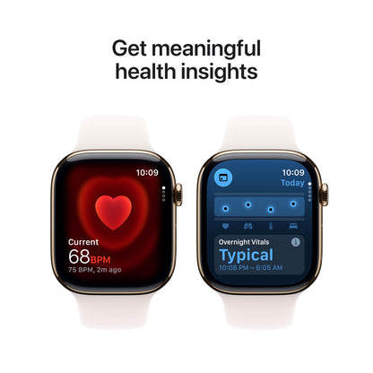 Apple Watch Series 11 [GPS + Cellular 46mm] Smartwatch with Jet Black Aluminum Case with Black Sport Band - M/L. Sleep Score, Fitness Tracker, Health Monitoring, Always-On Display, Water Resistant