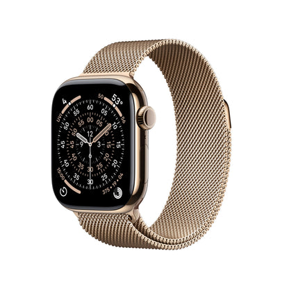 Apple Watch Series 11 [GPS + Cellular 46mm] Smartwatch with Jet Black Aluminum Case with Black Sport Band - M/L. Sleep Score, Fitness Tracker, Health Monitoring, Always-On Display, Water Resistant