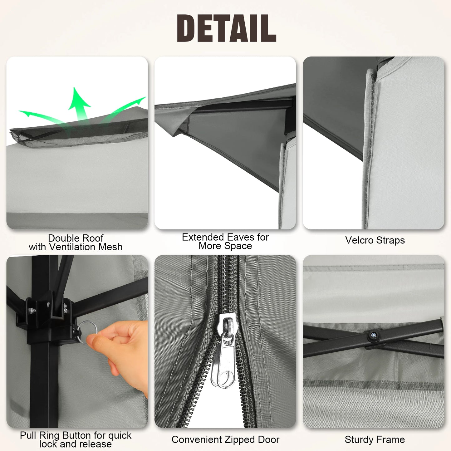 12x12 Canopy Tent W/ Mosquito Net
