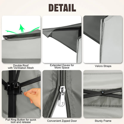 12x12 Canopy Tent W/ Mosquito Net
