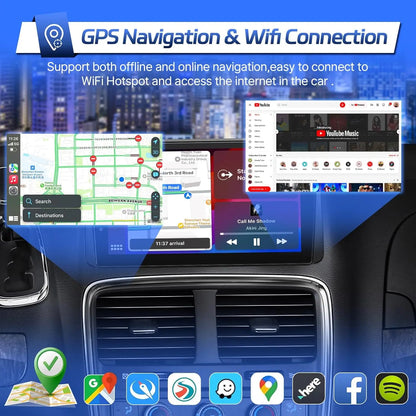 9" Touch Screen Wireless  Radio w/ Backup Camera for Dodge 2008-2020 Chrysler 2011-2016