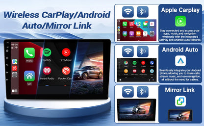 10.1 Inch Wireless CarPlay Android Auto Radio for Honda Accord 8th 2008-2013